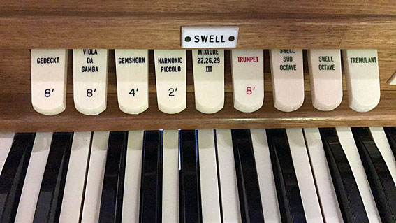 St Patrick's Church Organ Detail