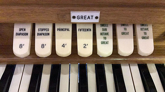 St Patrick's Church Organ Detail