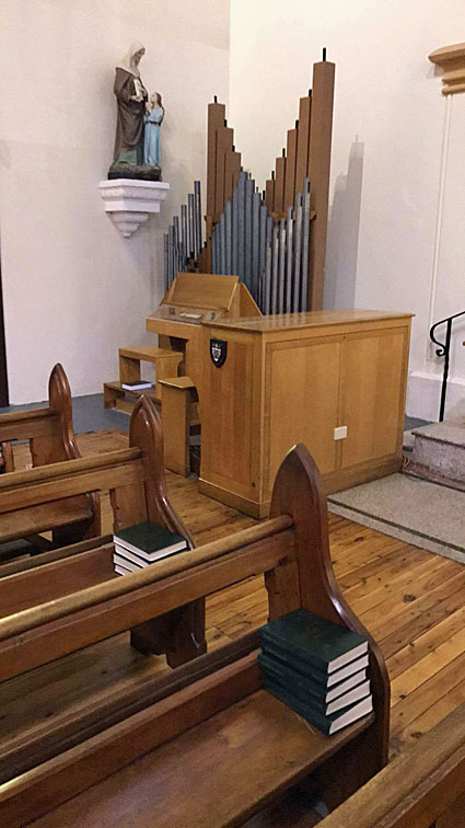 St Patrick's Church Organ Detail