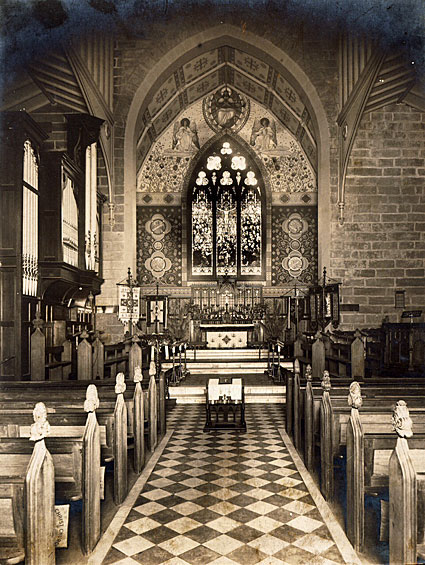 Hill & Son organ in original position