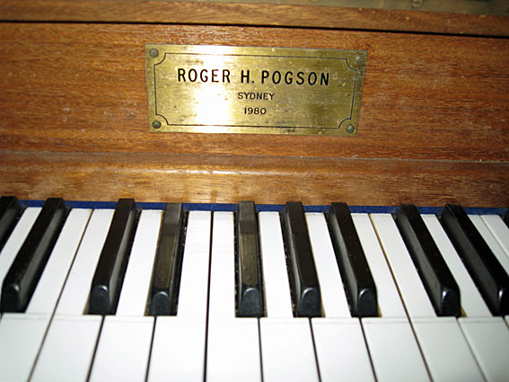 Stop jambs and builder's nameplate