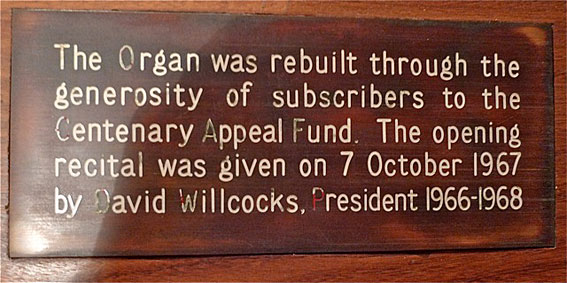 Grafton Cathedral Organ