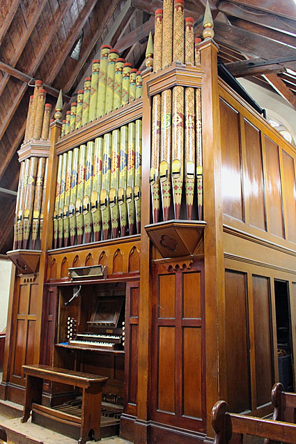 St Brigid's Church Organ Console