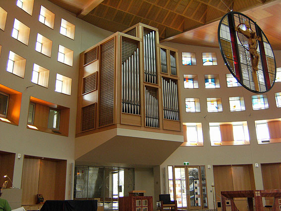 Rebuilt organ at St John the Baptist Catholic Church